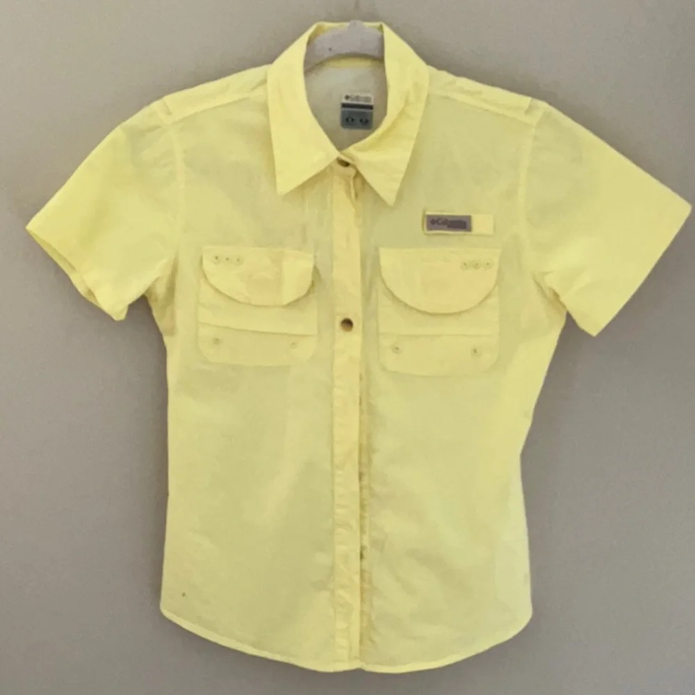 COLUMBIA women’s Bahamas short sleeve vended fishing shirt 👚 S - Picture 3 of 7